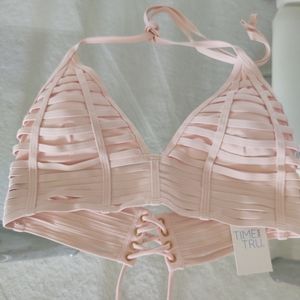 Time &True  swim Top  large never worn